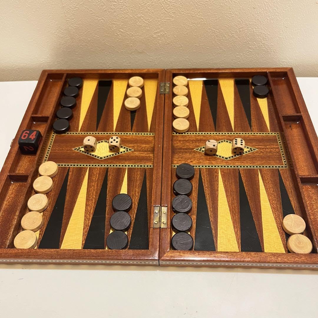 チェス・バックギャモン 寄木細工